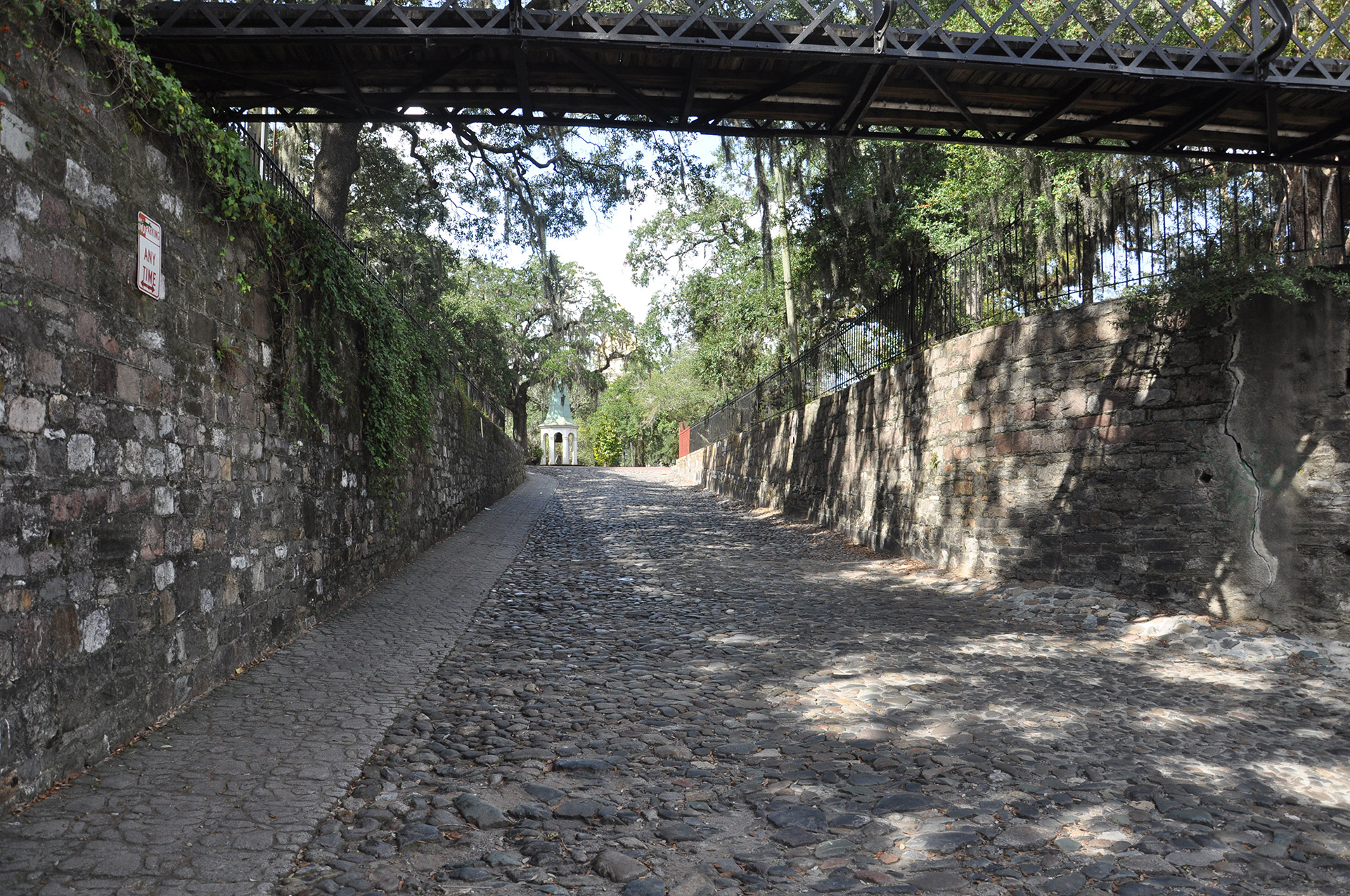 Cobblestones at Drayton Ramp, Savannah, Georgia