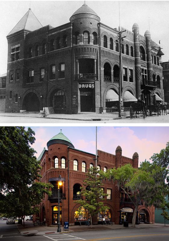 Historic and modern image of Poetter Hall