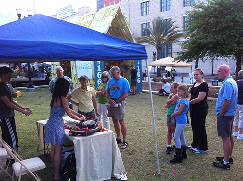 Demonstration tent