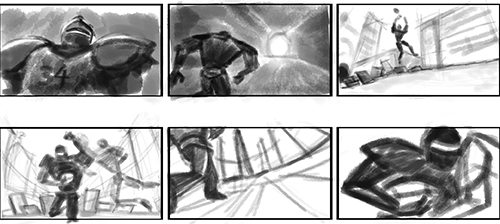 Series of concept drawings
