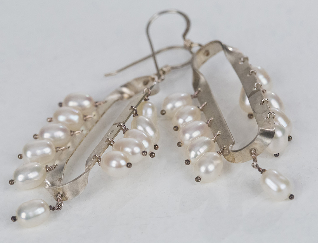 Wing of Pearl by Hui-Mei Pan, jewelry
