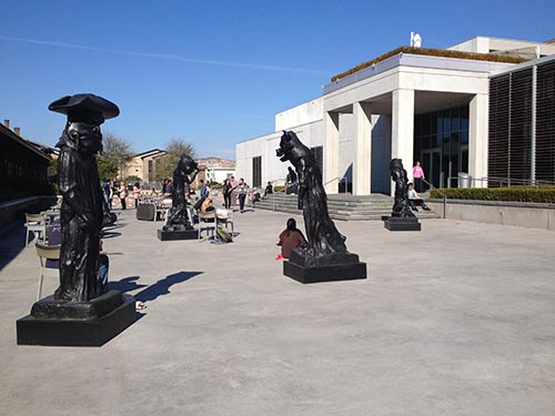 Outdoor sculpture by Nathan Mabry