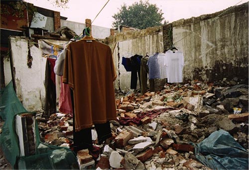 Site full of rubble