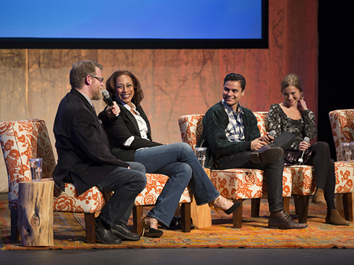 Panel with members of "The Red Road"