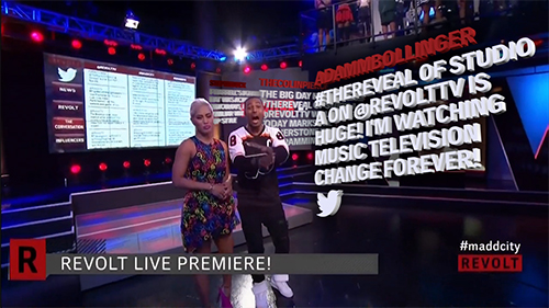 Set of music network REVOLT