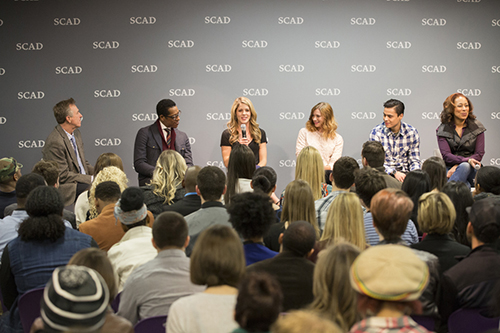 Actors at panel
