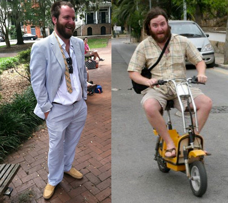 Picture of Bryan Gardner as a student and today