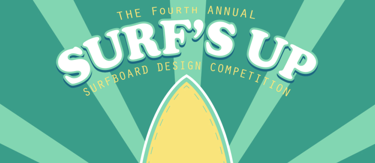 Poster for Surf's Up design competition