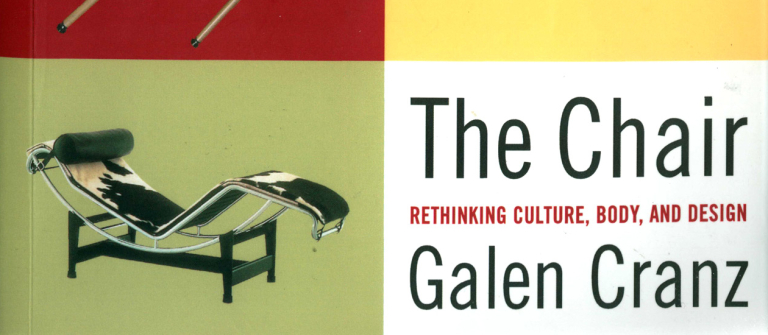 Galen Cranz book cover, ‘The Chair: Rethinking Culture, Body and Design'