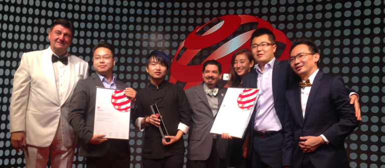 Students and alumni win the Best of the Best Award at Red Dot in Singapore