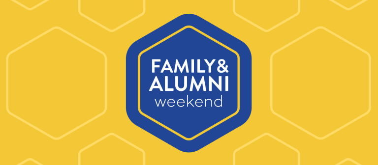 branding for Family and Alumni Weekend 