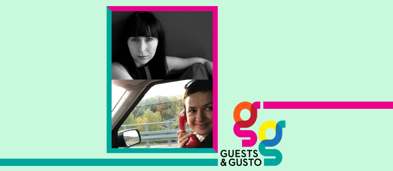 Guests and Gusto speakers Agnieszka Kurant and Paulina Ołowska 