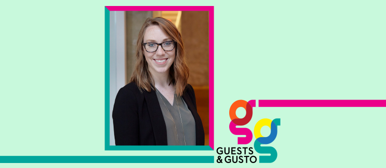 Guests and Gusto speaker Challie Schafer