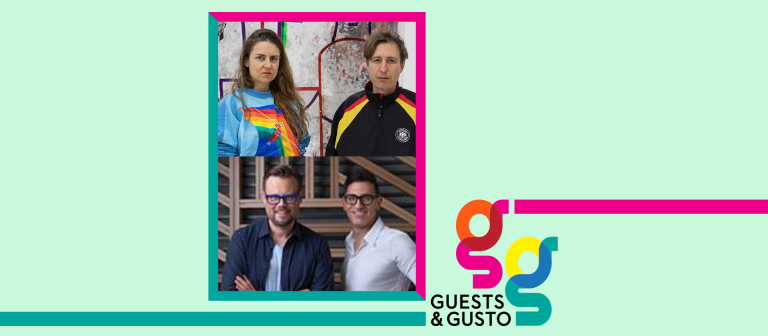 Guests and Gusto speakers KAYA, Sam Bardaouil and Till Fellrath