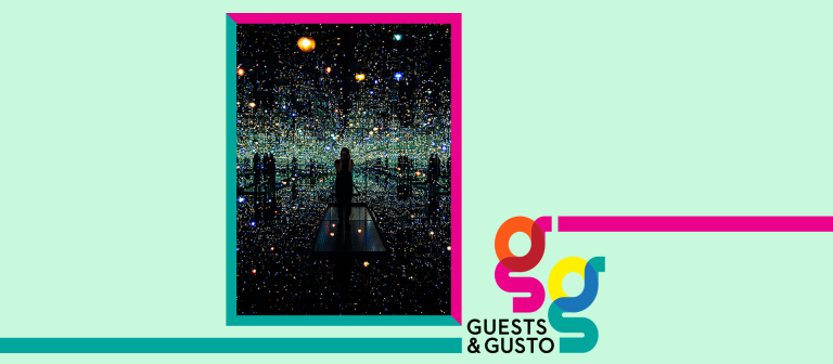Yayoi Kusama exhibition for Guests and Gusto