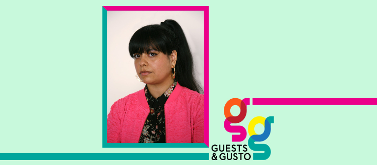 Guests and Gusto speaker Lucha Rodriguez
