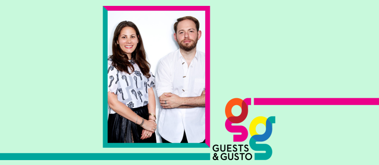 Guests and Gusto speakers Sarah Leff and Jonathan Cohen