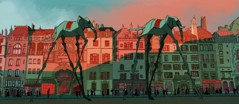 Poster for "In the Labrinth of the Turtles" screening at Lucas Theatre