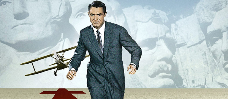 Movie poster for "North by Northwest" screening at SCADshow