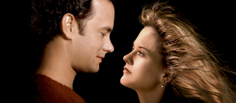 Movie poster for Sleepless in Seattle with Tom Hanks and Meg Ryan