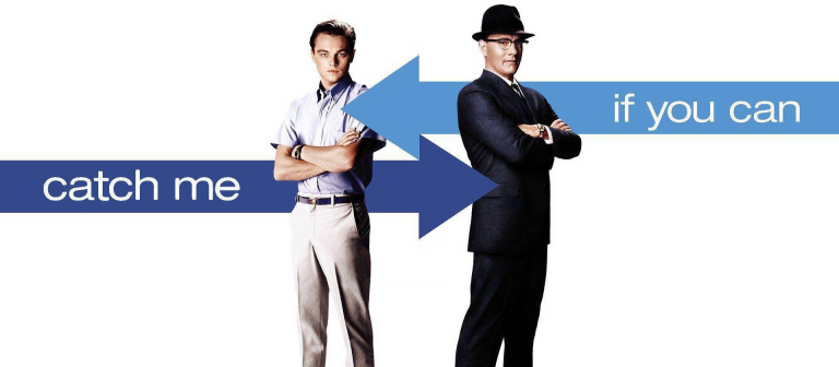 film poster for catch me if you can