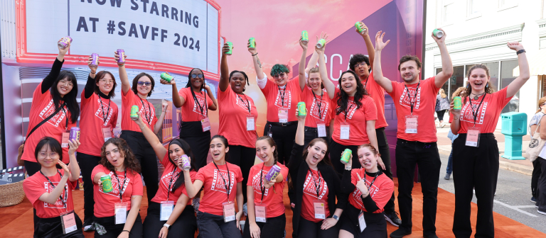 group of film fest volunteers