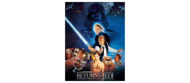 film poster for Return of the Jedi