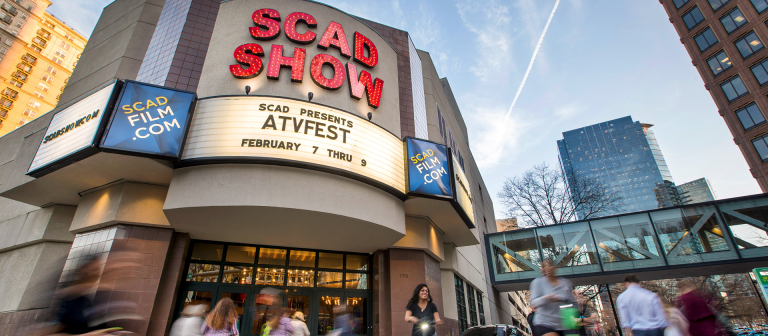 Exterior of SCADshow during aTVfest