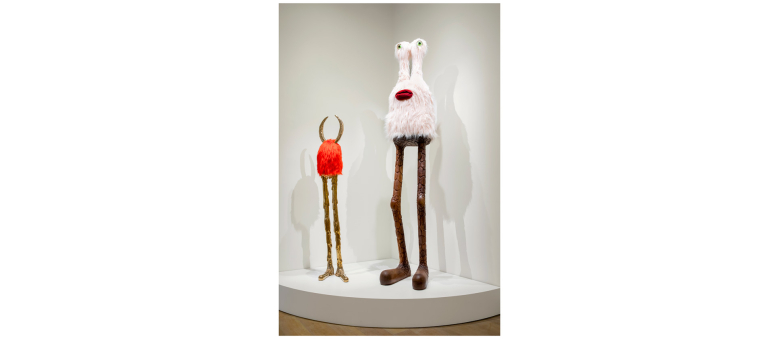 Gallery view of Haas Brothers exhibition at SCAD Museum of Art
