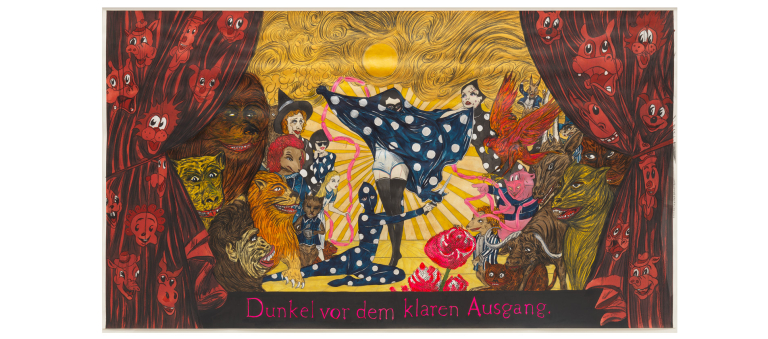 Signature image for Marcel Dzama exhibition