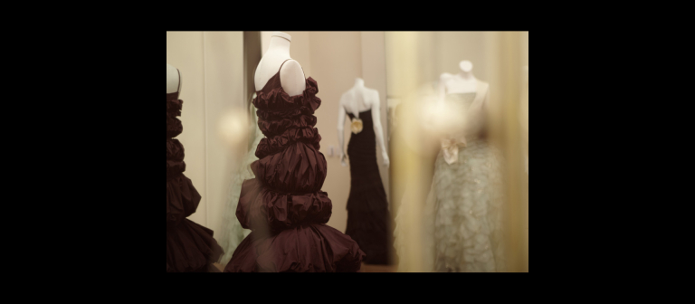 Black dress at SCAD Museum of Art exhibition
