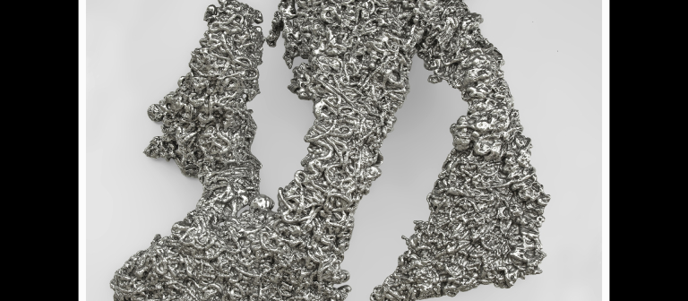 Lynda Benglis, Figure 2, aluminum, 2009.