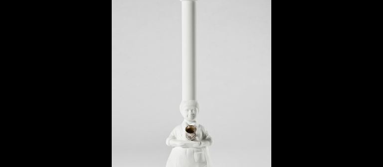 Whitney White, "Mary Jane Jemina," mixed media, 28.5" x 7", 2012.
