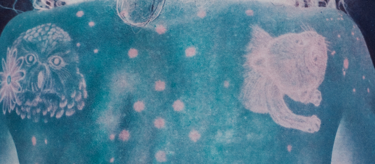 Valerie Hammond, "apports," 4-color photogravure, 2012.