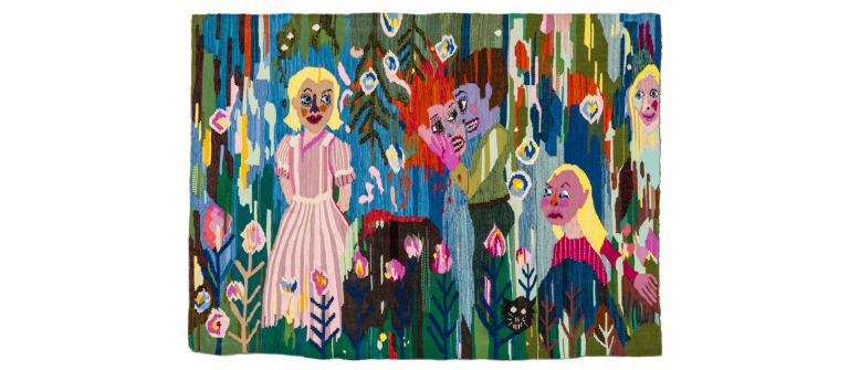 Christina Forrer textile for SCAD Museum of Art exhibition