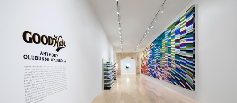 install view of Akinbola exhibition