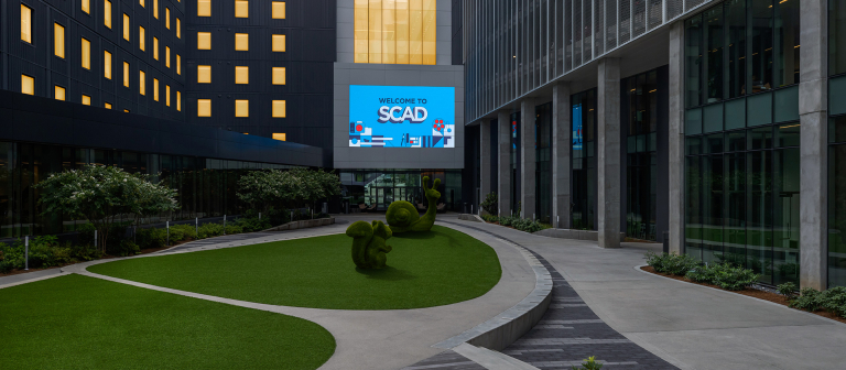 SCAD COURT courtyard empty