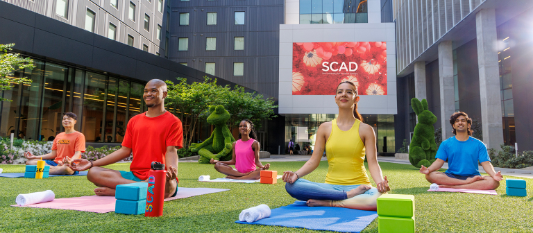SCAD COURT yoga class