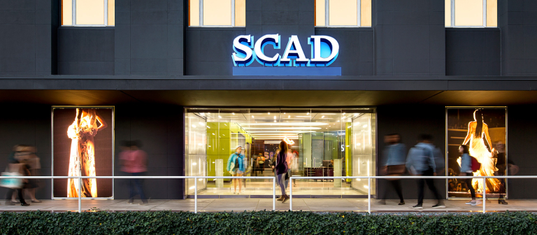 Exterior of 1600 Peachtree, SCAD, Atlanta