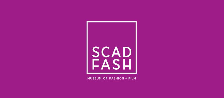 SCADfash Museum of Fashion branding