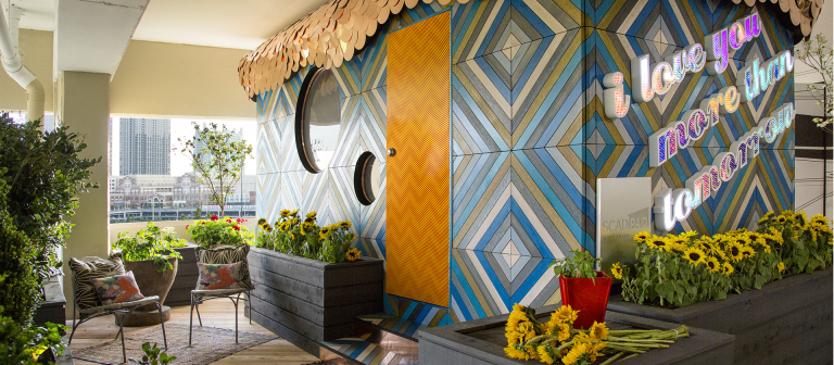SCAD students and faculty collaborating on SCADpad micro-housing community