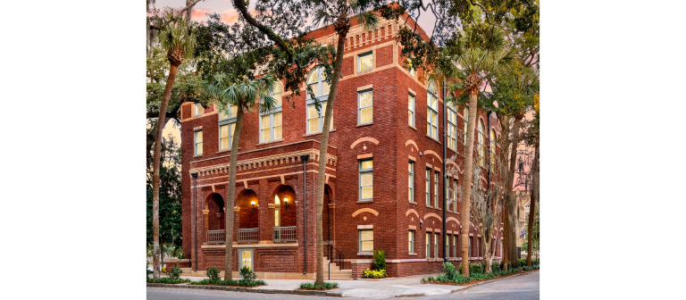 Exterior of Lofts on Pulaski, SCAD Savannah