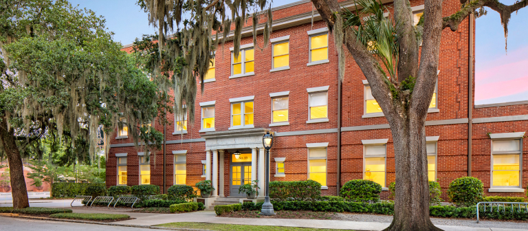 Exterior of Haymans Hall in SCAD Savannah