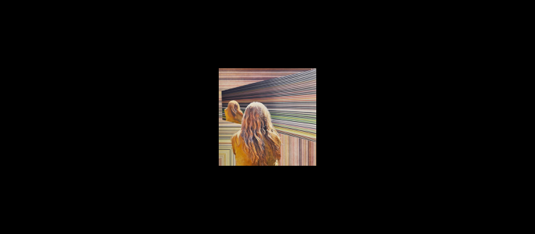 Lance Turner, "The Treachery of Images, A Portrait of the Viewer in a Holographic Multiverse," 2013. 