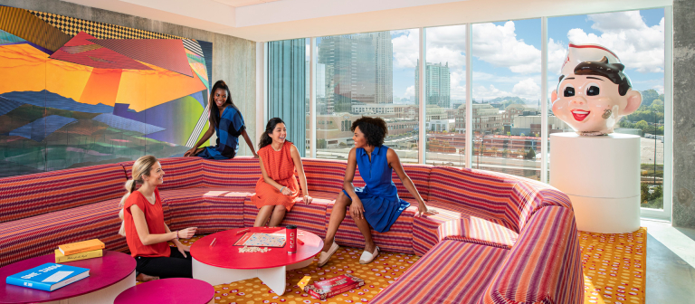 SCAD students inside Atlanta FORTY