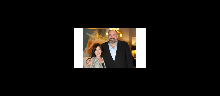 Paula Wallace with James Gandolfini at the 2012 Savannah Film Festival
