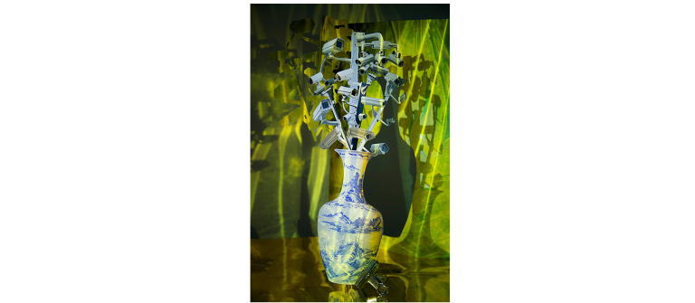 Xiwen Zhu, "Home Vase," 2021, archival pigment print, 30 x 45 in., edition 1 of 5. Courtesy of the artist.