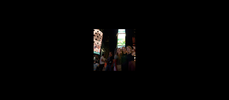 Sarah Beth Hulver animated ad for One Bead shown in Times Square, New York