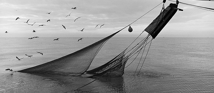 Jack Leigh, "Nets and Doors," silver gelatin print, 1986.