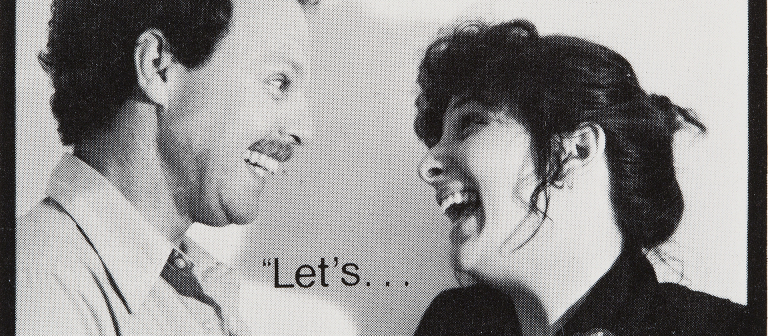 Rachel Youdelman, "Let’s Have Lunch," artist book (detail), 1977.